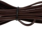 GE Lamp Cord Set with Molded Plug, 8-Foot, Brown 54435