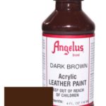 Angelus Acrylic Leather Paint-4oz.-Dark Brown