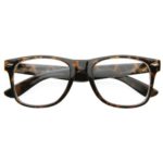 zeroUV – Vintage Inspired Eyewear Original Geek Nerd Clear Lens Horn Rimmed Glasses (Tortoise)
