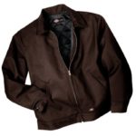 Dickies Men’s Insulated Eisenhower Jacket, Dark Brown, Small