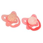 Dr. Brown’s PreVent Contour Glow in the Dark Pacifier, Stage 1 (0-6m), Pink, 2-Pack