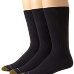 Gold Toe Men’s Classic Canterbury Crew Socks (Pack of 3)