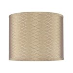 Aspen Creative 31036 Transitional Hardback Drum (Cylinder) Shape Spider Construction Lamp Shade in Light Brown, 14″ wide (14″ x 14″ x 11″)