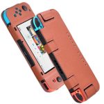 Nintendo Switch Luxury Fashion Pu Leather Case Cover by Pojazia (Brown)