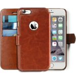 Lockwood iPhone 6/6s PLUS Folio Wallet Case | Vintage Brown | Travel Wallet With Card Holder | Ultra Slim & Lightweight Design | Classic Cases for Modern Devices | (5.5″ Screen) | PU Leather