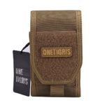 OneTigris Velcro Fastening MOLLE Tactical Protective Carrying Cell Phone Case Pouch for iPhone 6/iPhone 6s (Coyote Brown)