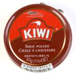KIWI Shoe Polish, Brown 1-1/8 oz