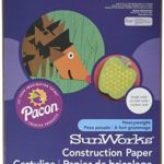 Pacon SunWorks Construction Paper, 9″ x 12″, 50-Count, Dark Brown (6803)