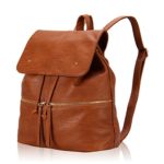 Hynes Victory Refined Women Flap Large Backpack (Brown)