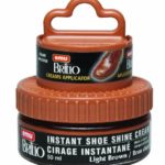 Moneysworth & Best Instant Shoe Shine Cream Kit, Light Brown, 50 ml