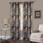 Achim Home Furnishings Vogue Grommet Window Curtain Panel, 50″ x 84″, Brown