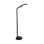 Brightech – Litespan and Crafting LED Reading Floor Lamp – Dimmable Full Spectrum LED Light – Fully Adjustable Neck – 12 Watts – Havana Brown