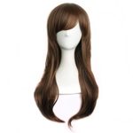 MapofBeauty 28″ 70cm Long Curly Hair Ends Costume Cosplay Wig (Light Brown)