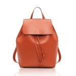COCIFER Women’s Leather Backpack Purse School Casual Daypack Top Tote Bags Brown