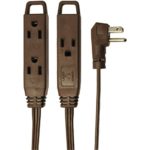 Axis 8 3-Outlet Indoor Extension Cord Brown UCU203P/UCU203R Home & Garden Improvement