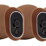 3 x Silicone Skins for Arlo Smart Security – 100% Wire-Free Cameras by Wasserstein (Arlo HD – Sunroof, Brown)