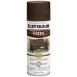 Rust-Oleum 241239 Satin Enamels Spray, Dark Brown, 12-Ounce