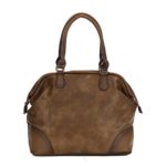 Handbag Republic Vegan Women’s PU Leather Fashion Handbag Top Handle Satchel Style Old Vintage Doctor Bag