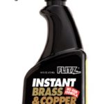 Flitz BC 01806 Light Brown Instant Brass and Copper Tarnish Remover, 16 oz. Spray Bottle