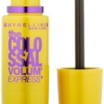 Maybelline New York The Colossal Volum’ Express Washable Mascara, Glam Brown 232, 0.31 Fluid Ounce