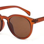 Outray Unisex Vintage Small Round Sunglasses 2202c2 Brown