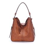DDDH Vintage Hobo Handbags Large Shoulder Tote Messenger Bags Bucket Bag For Women/Ladies(Brown)