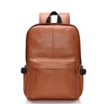 Abshoo Vintage Synthetic Soft Leather Casual College Travel Backpacks For Men (Brown)