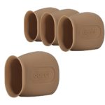 eBoot 4 Pack Silicone Skins for Arlo Smart Security Wire-Free Cameras (Brown)