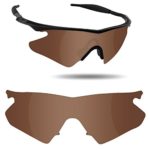 Fiskr Anti-Saltwater Polarized Replacement Lenses for Oakley M Frame Heater Sunglasses (Bronze Brown – Anti4s PC, 0)