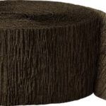 81ft Brown Crepe Paper Streamers