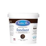 Satin Ice Rolled Fondant – Dark/Chocolate – 2 lb