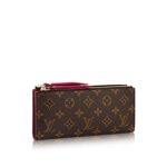 Fashion Classic Flower Letter ADELE Wallet Brown