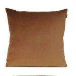 Shinnwa Velvet Super Soft Decorative Throw Pillow Case Solid Twin Side Cushion Covers for Chair, 18″ x 18″, Light Brown