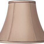 Springcrest Tan and Brown Bell Lamp Shade 7x14x11 (Spider)