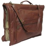 AmeriLeather Leather Three-suit Garment Bag (Brown)