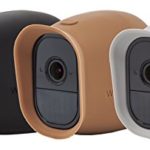 3 x Silicone Skins for Arlo Pro Smart Security – 100% Wire-Free Cameras by Wasserstein (3 Pack, Black/Brown/Grey)
