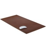 CENNBIE Desk Pad 35.5″x15.5″ Large Size Artificial Leather Mouse Pad Reversible Design Stylish for Office & Home(Brown)