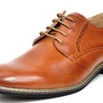 Bruno MARC PRINCE Men’s Modern Classic Brogue Lace Up Leather Lined Perforated Dress Oxfords Shoes