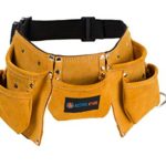 Active Kyds Leather Kids Tool Belt / Child’s Tool Pouch for Costumes Dress Up Role Play (Brown)
