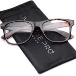 Clear Frame Glasses Nerd Clear Lens Sunglasses (Tortoise, 52)