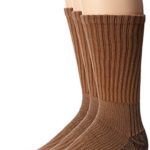 Dickies Men’s 3 Pack Heavyweight Cushion Compression Work Crew Socks