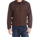 Red Kap Men’s Slash Pocket Quilt-Lined Jacket, Brown, X-Large