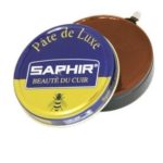 Saphir Beaute Du Cuir Pate De Luxe High Gloss Light Brown Shoe Polish 50ml
