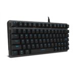Velocifire Mechanical Gaming Keyboard with Outemu Brown Switches TKL78 LED Illuminated Backlit Anti-ghosting Keys (Black)