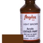Angelus Acrylic Leather Paint-4oz.-Light Brown