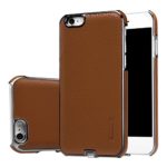 iPhone 6S Case, iPhone 6 Case, Nillkin N-JARL Qi Standard Wireless Charging Receiver Leather Case for iPhone 6/6S 4.7″ – Brown