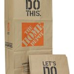 Home Depot Heavy Duty Brown Paper 30 Gallon Lawn and Refuse Bags for Home and Garden (25 Count)
