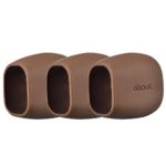eBoot 3 Pack Silicone Skins Protective Cover for Arlo Pro Wireless Camera, Light Brown