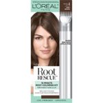 L’Oreal Paris Root Rescue 10 Minute Root Coloring Kit, 4 Dark Brown