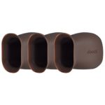 eBoot 3 Pack Silicone Covers for Arlo Pro Smart Security Wire-free Cameras, Dark Brown